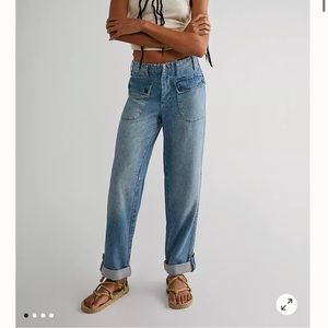 Free People straight leg jeans